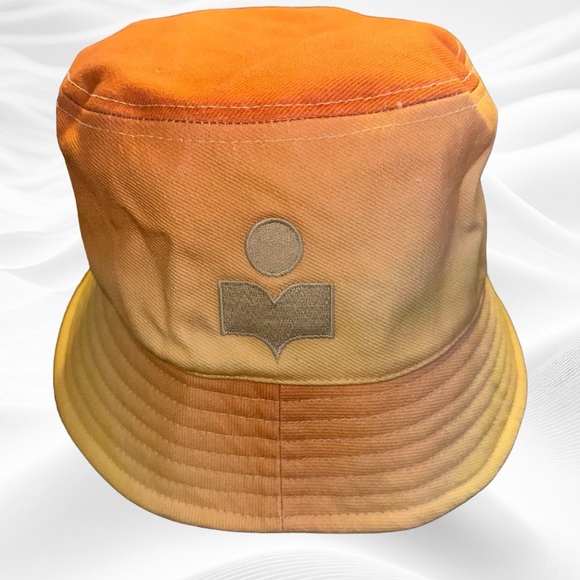 Isabel‎ Marant Haley Hat / 58 / Tangerine Bucket Orange Yellow - Picture 1 of 8